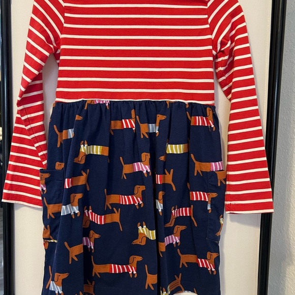 Hanna Andersson OEKO-TEX Dachshund print dress size 120cm US 6-7 - Picture 3 of 8